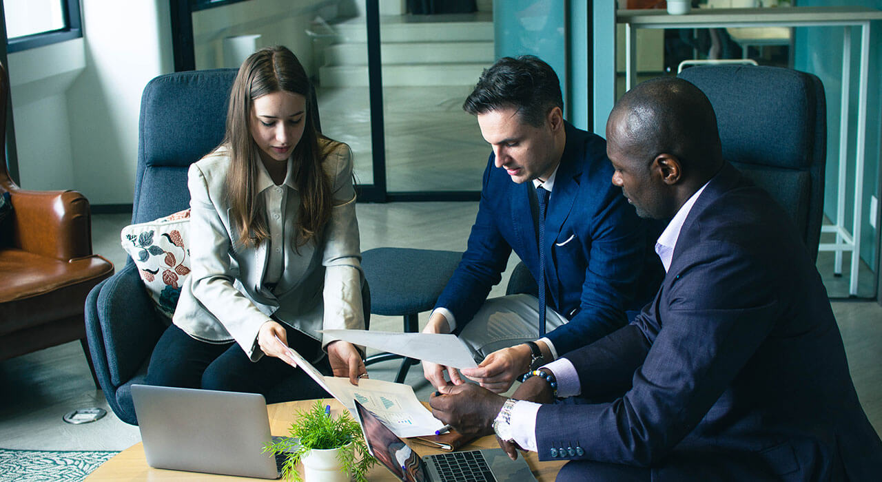 A brainstorming session for brand visuals